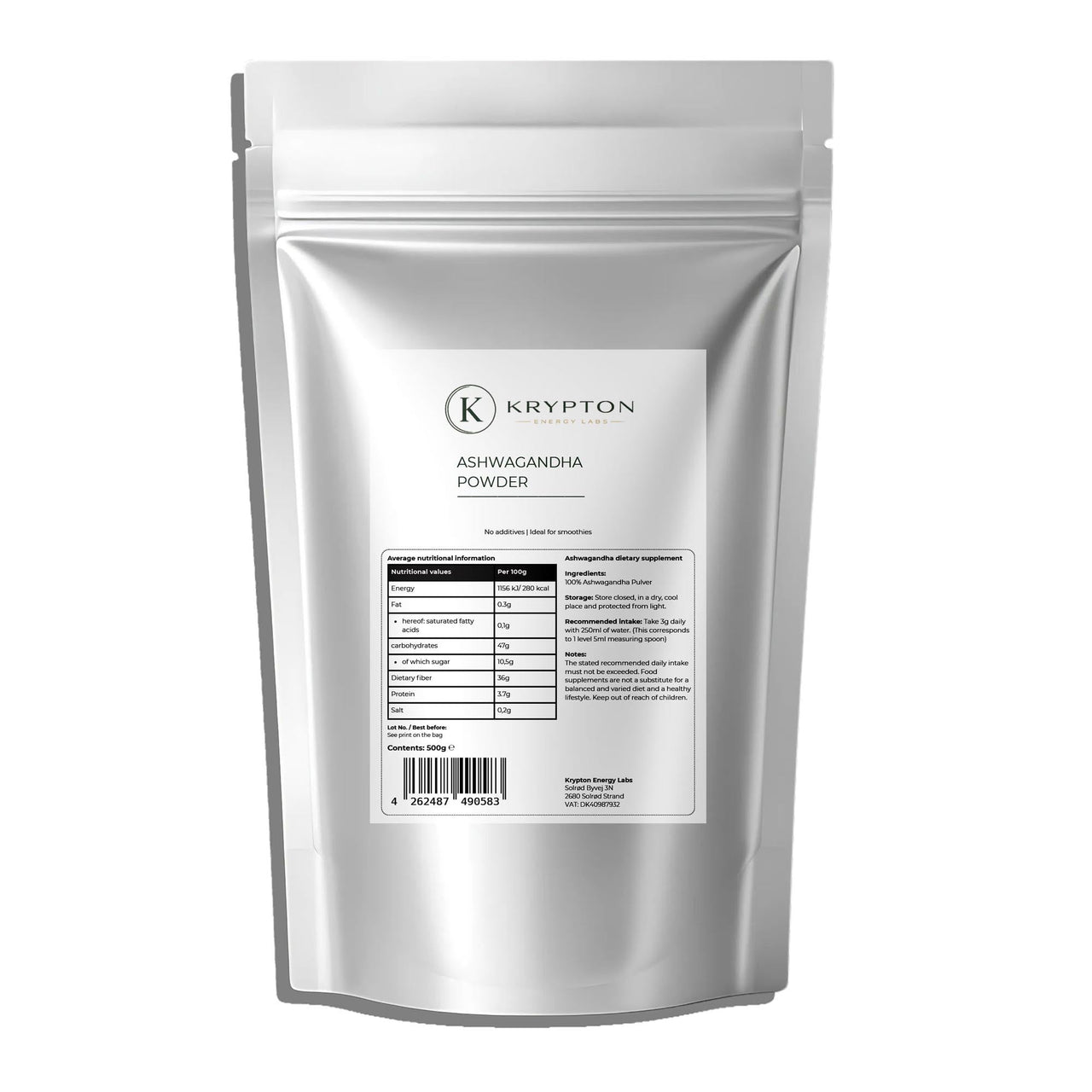 Ashwagandha Powder - Krypton Energy Labs