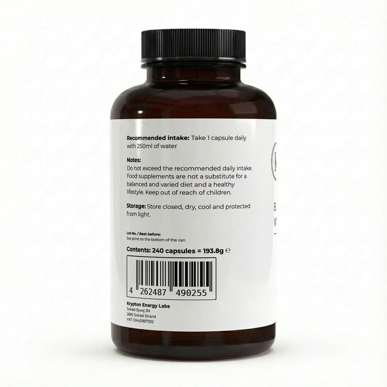 Buffered Vitamin C + Magnesium - Krypton Energy Labs