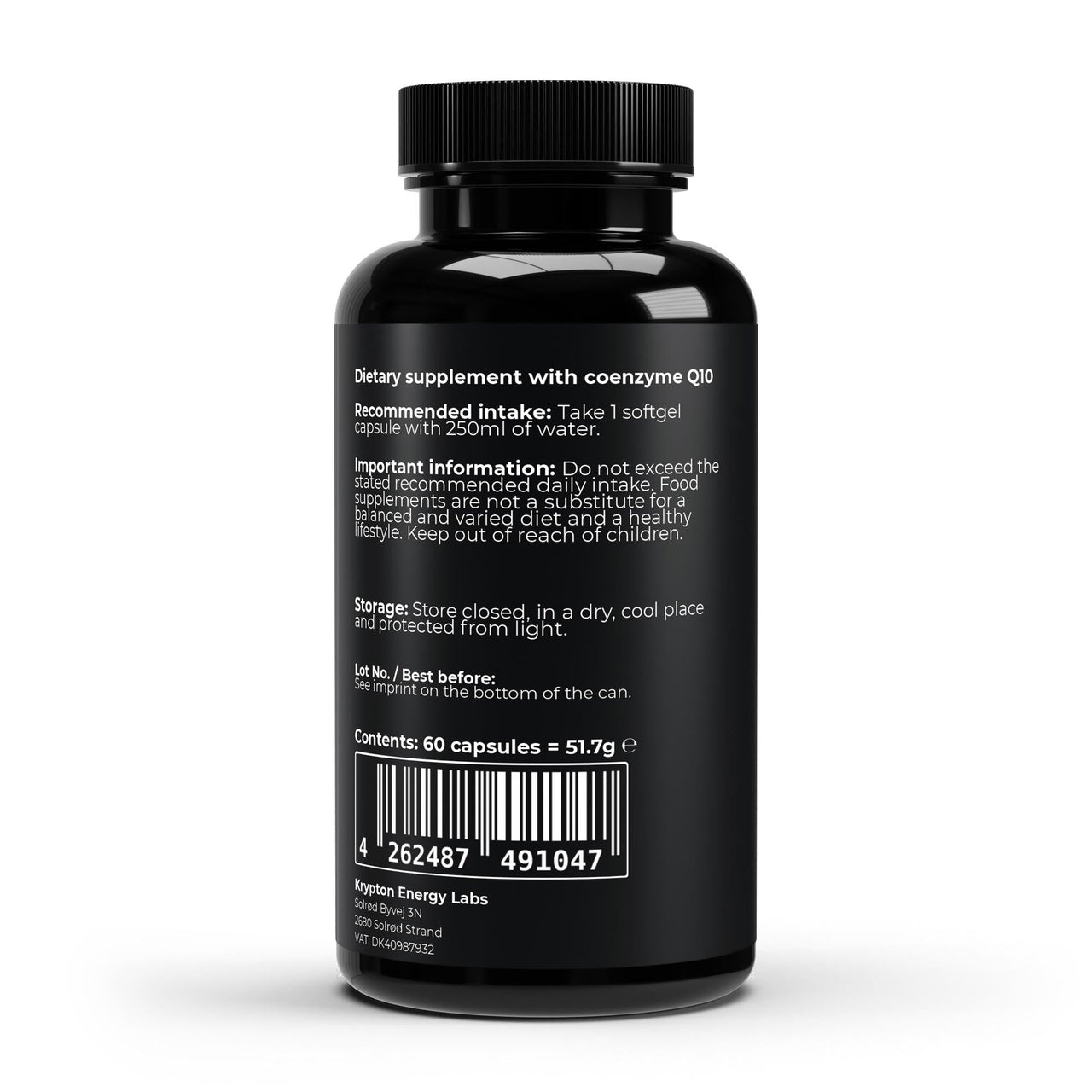 Coenzyme Q10 Softgels - Krypton Energy Labs