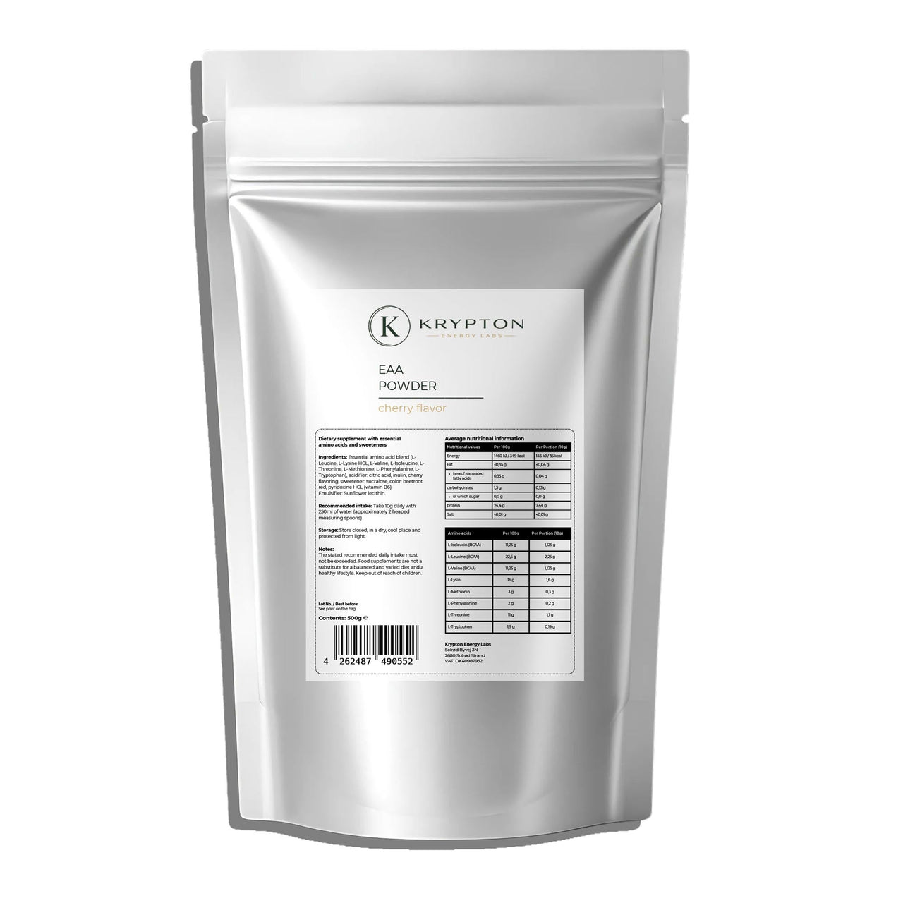 EAA Essential Amino Acids – Cherry - Krypton Energy Labs