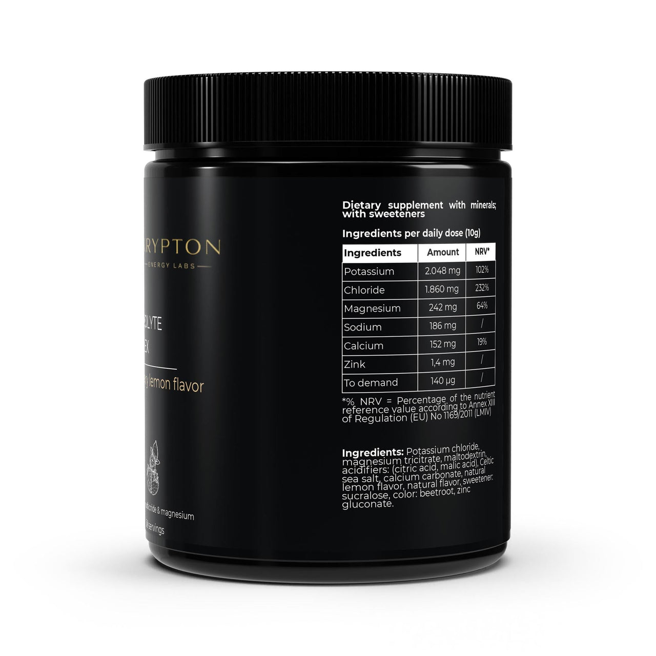 Electrolyte Powder – Strawberry Lemon - Krypton Energy Labs
