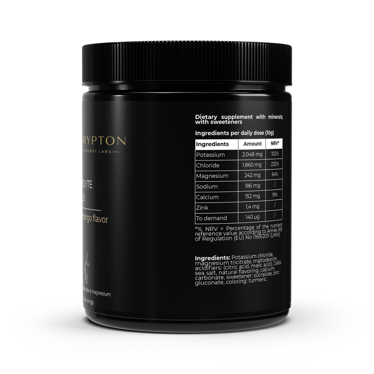 Electrolyte Powder – Tropical Mango - Krypton Energy Labs