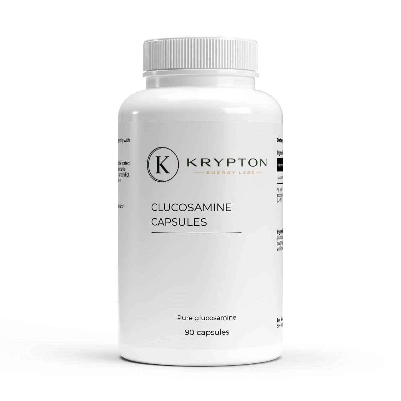 Glucosamine Capsules - Krypton Energy Labs
