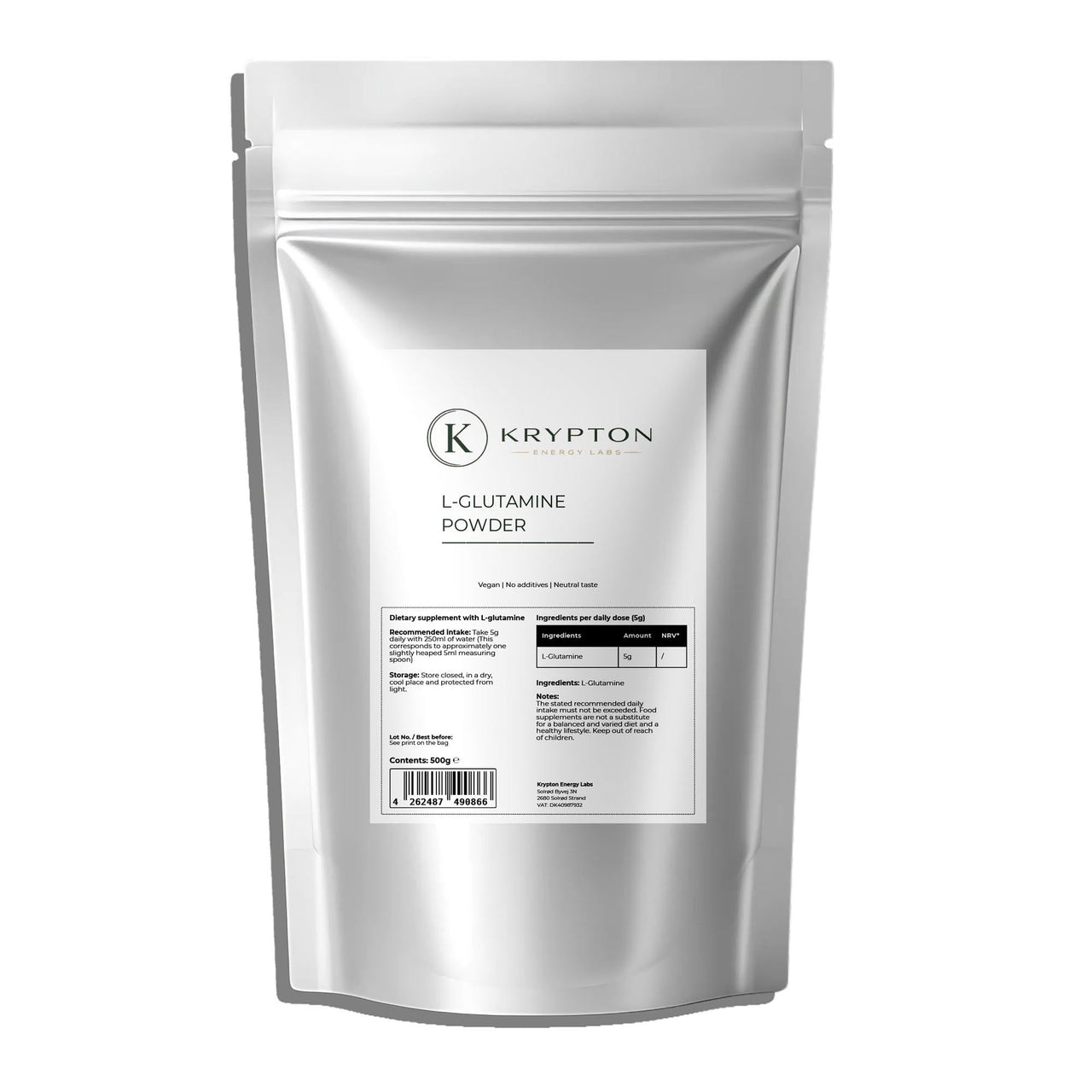 L - Glutamine Powder - Krypton Energy Labs