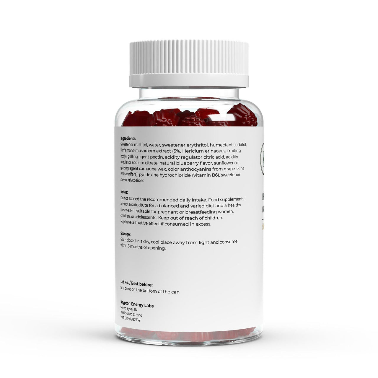 Lion's Mane Gummies - Krypton Energy Labs