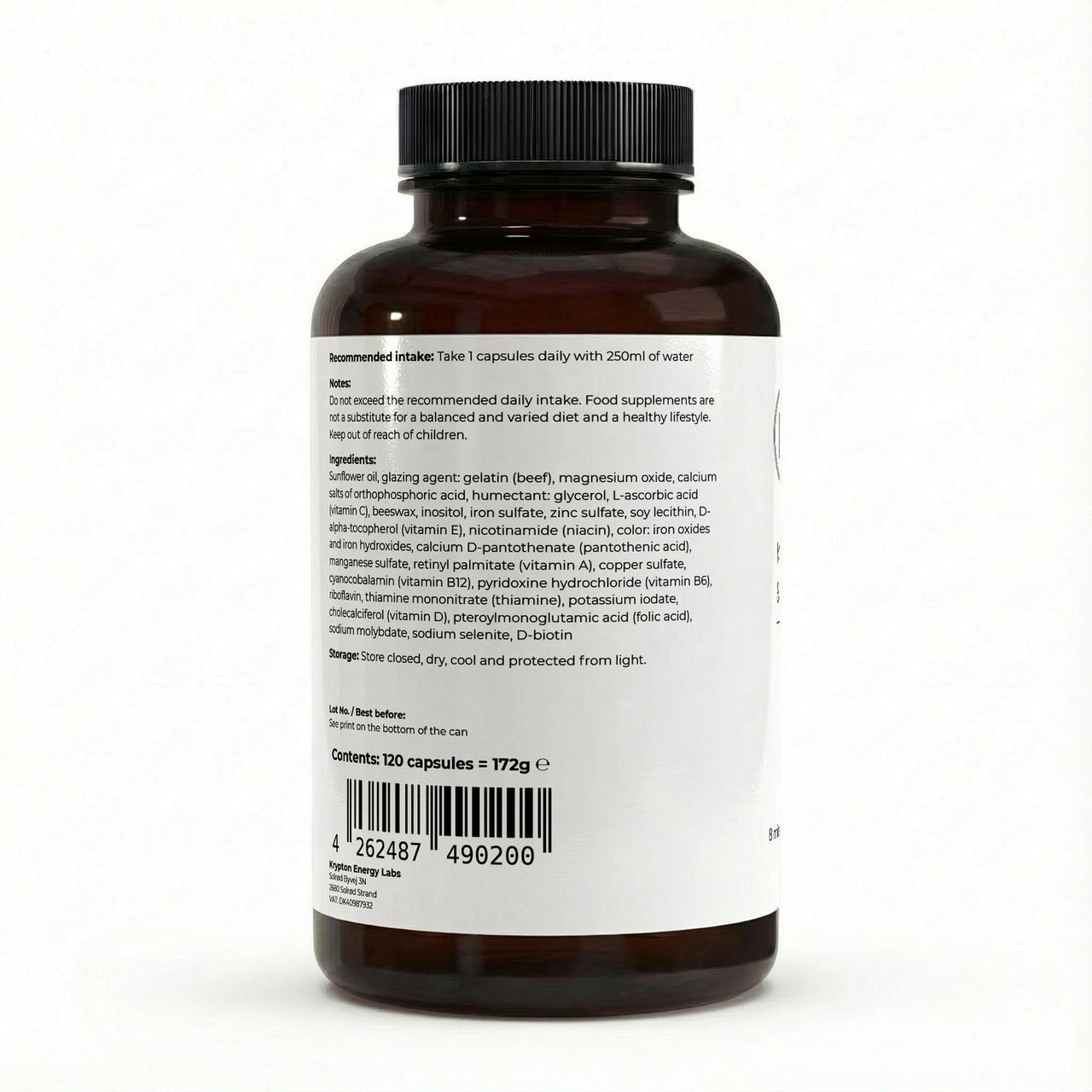 Multi Vitamin and Mineral Complex - Krypton Energy Labs