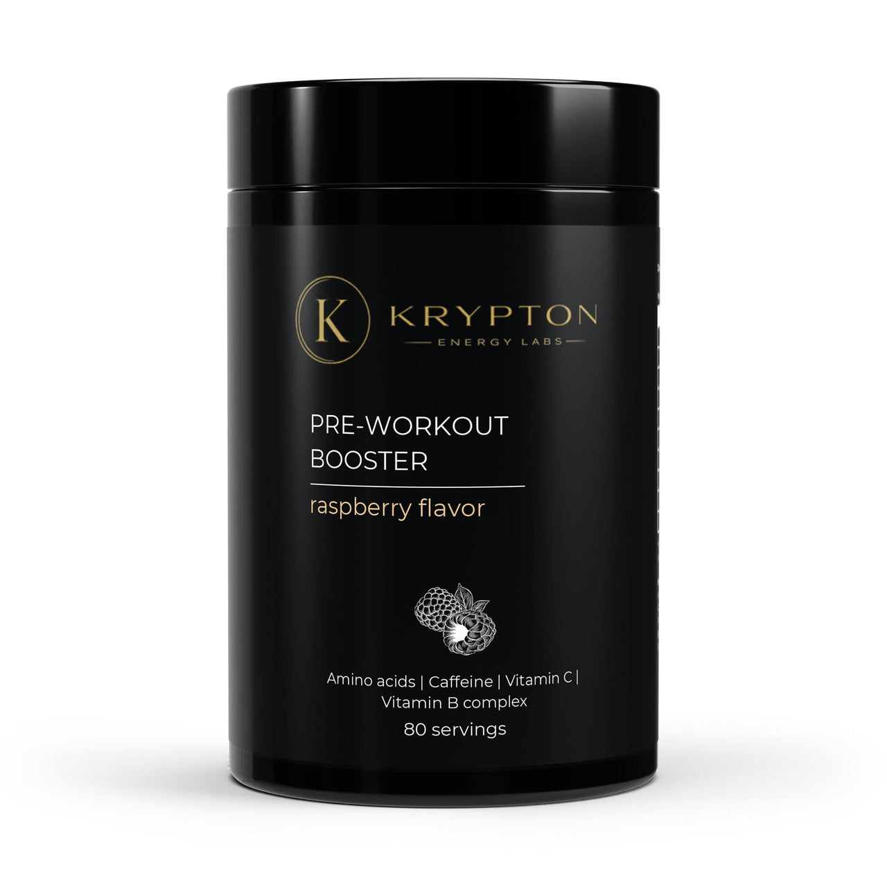 Pre - Workout Booster - Raspberry - Krypton Energy Labs