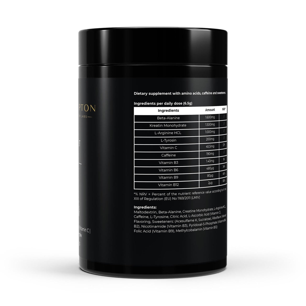 Pre - Workout Booster - Raspberry - Krypton Energy Labs