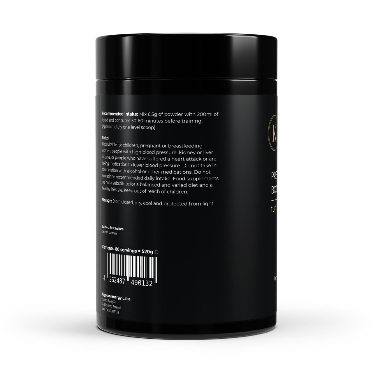 Pre - Workout Booster - Tutti Frutti - Krypton Energy Labs