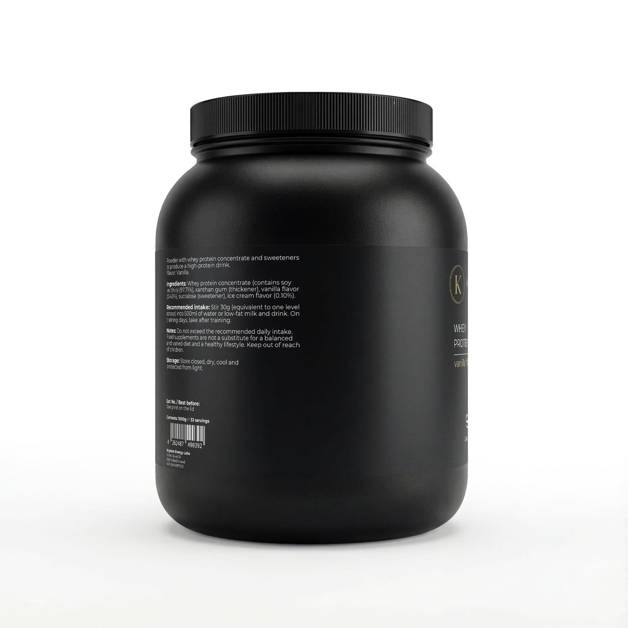 Premium Whey - Vanilla - Krypton Energy Labs