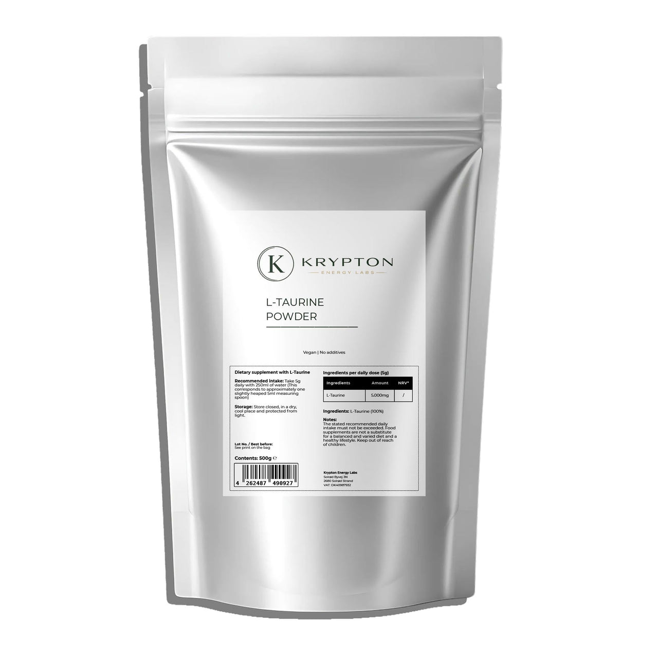 Taurine Powder - Krypton Energy Labs