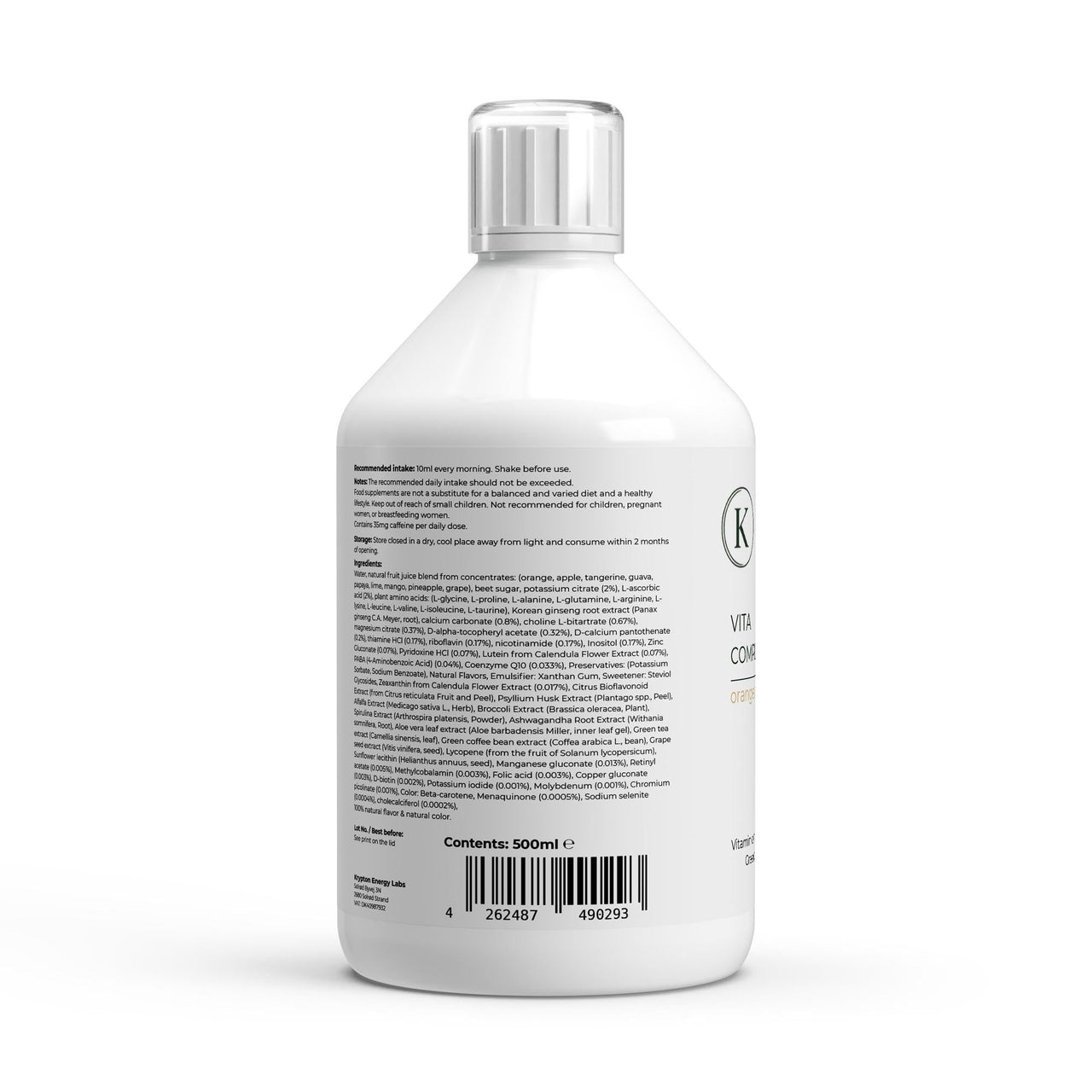 Ultra+ Essentials Multivitamin - 500ml - Krypton Energy Labs