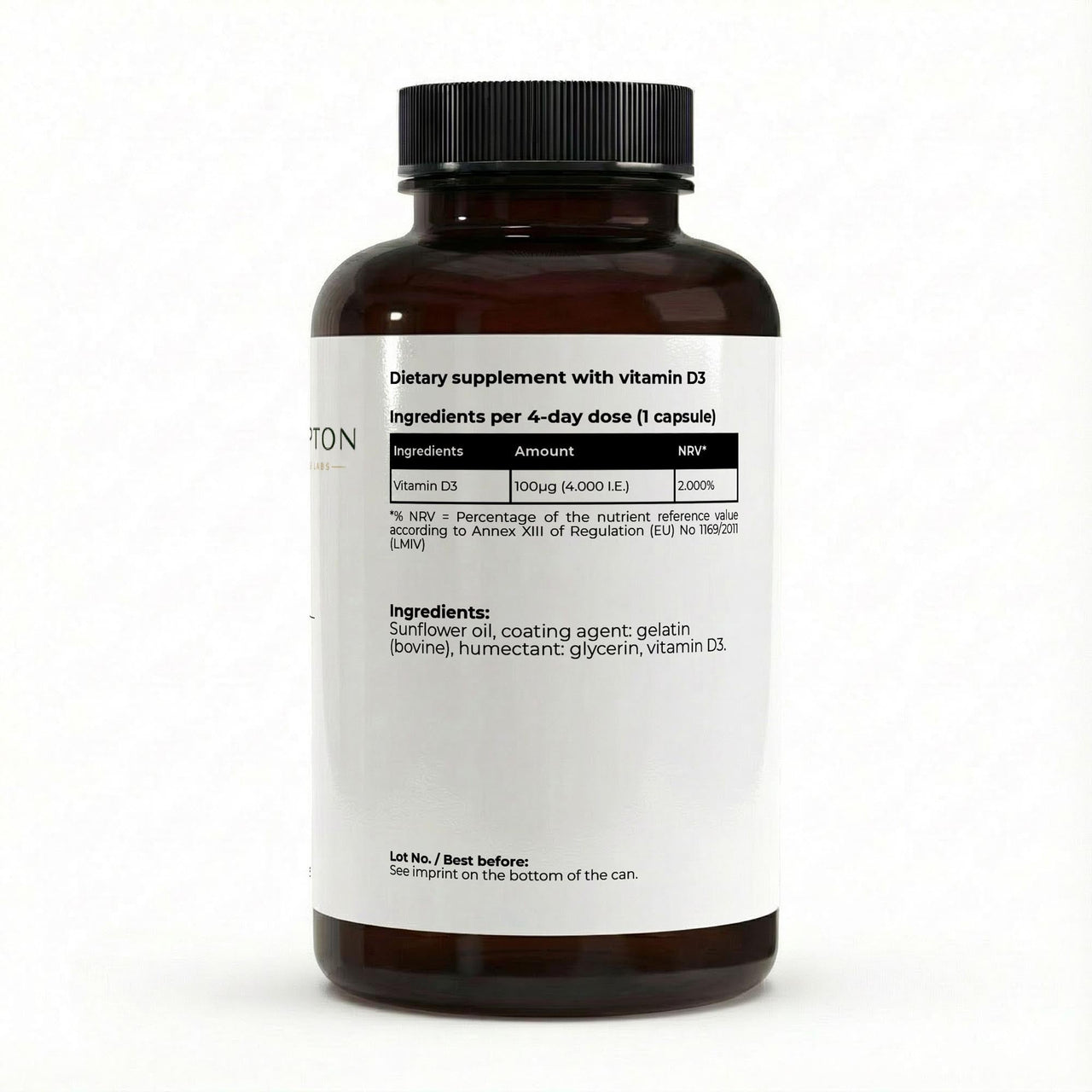 Vitamin D3 Softgels - Krypton Energy Labs